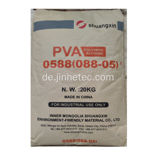Shuangxin Marke Polyvinylalkohol PVA 0588a 088-05